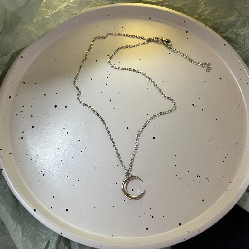Spring Colorful Flowers Love Pendant Necklace Stainless Steel Beaded Chain Necklace Gift Jewelry New Fashion Wedding Gift