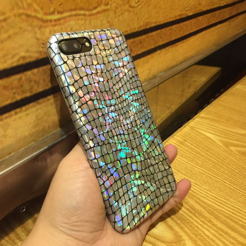 Glitter Crocodile iPhone Case