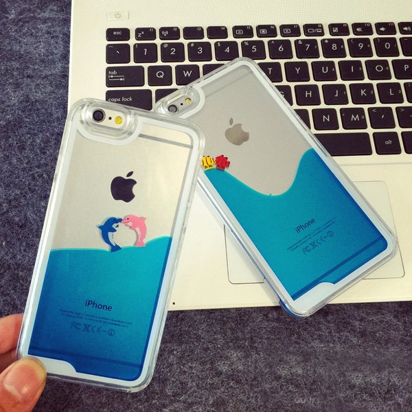 Dolphin Swimming iPhone Case